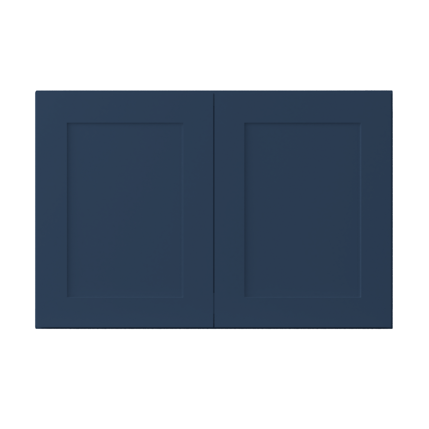 Wall Kitchen Cabinet W362424 Danbury Blue LessCare 36 in. width 24 in. height 24 in. depth - Kitchen Cabinets