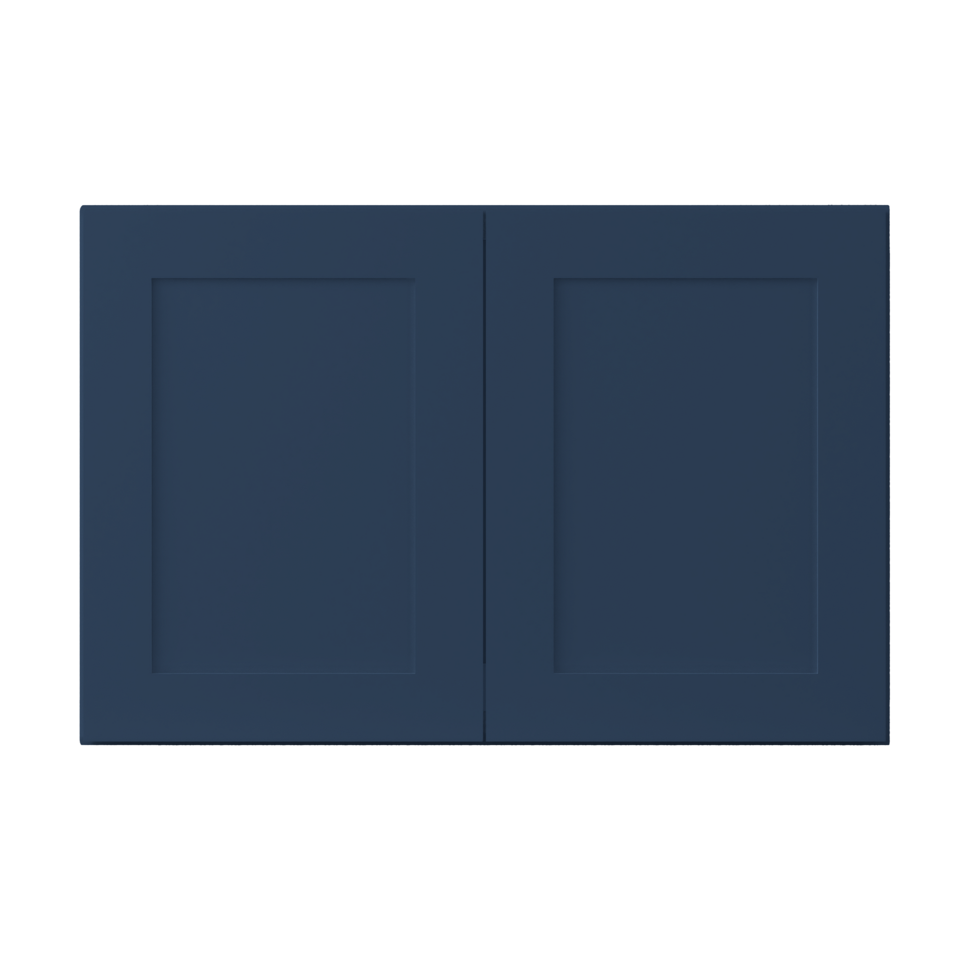 Wall Kitchen Cabinet W362424 Danbury Blue LessCare 36 in. width 24 in. height 24 in. depth - Kitchen Cabinets