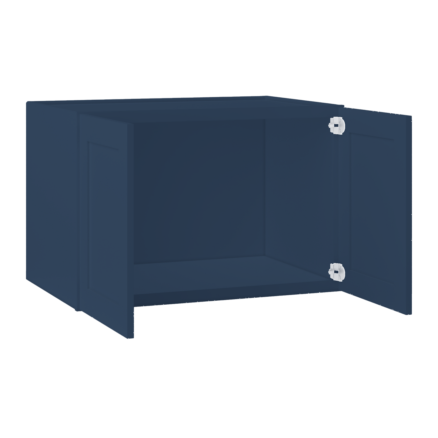 Wall Kitchen Cabinet W362424 Danbury Blue LessCare 36 in. width 24 in. height 24 in. depth - Kitchen Cabinets