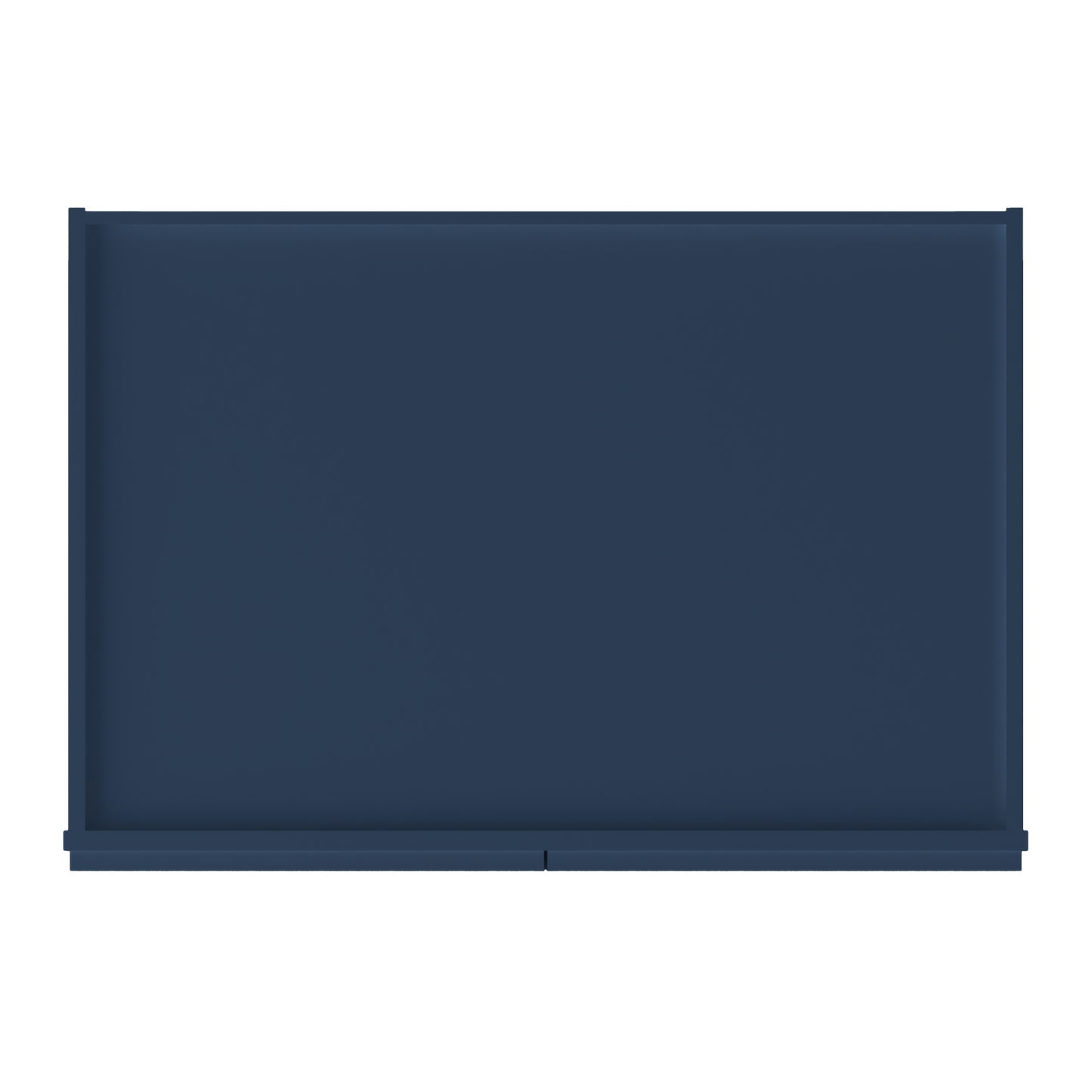 Wall Kitchen Cabinet W362424 Danbury Blue LessCare 36 in. width 24 in. height 24 in. depth - Kitchen Cabinets