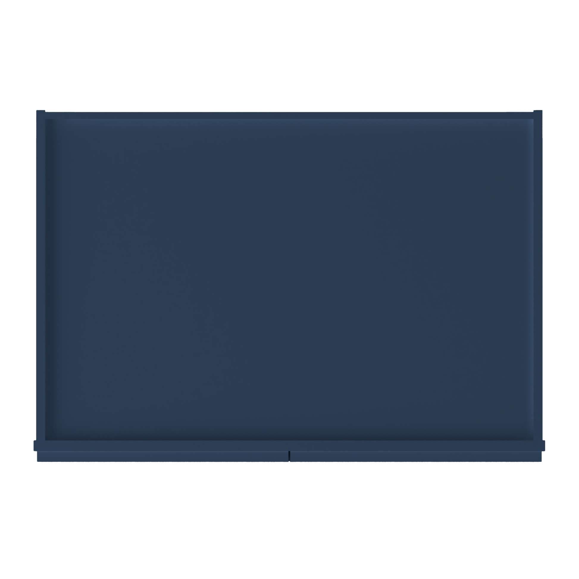 Wall Kitchen Cabinet W362424 Danbury Blue LessCare 36 in. width 24 in. height 24 in. depth - Kitchen Cabinets