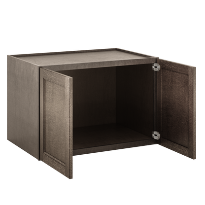 Wall Kitchen Cabinet W362424 Milan Slate LessCare 36 in. width 24 in. height 24 in. depth - Kitchen Cabinets