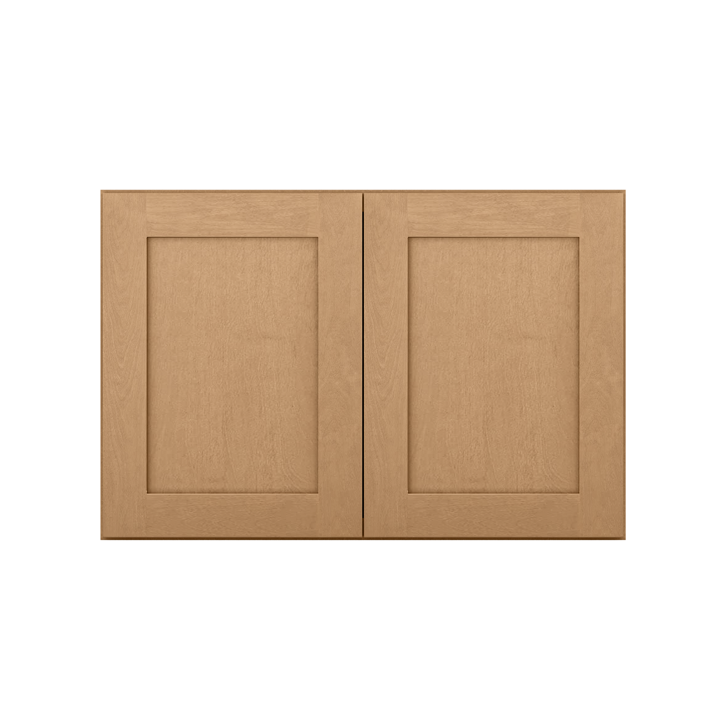 Wall Kitchen Cabinet W362424 Shaker Toffee LessCare 36 in. width 24 in. height 24 in. depth - Kitchen Cabinets