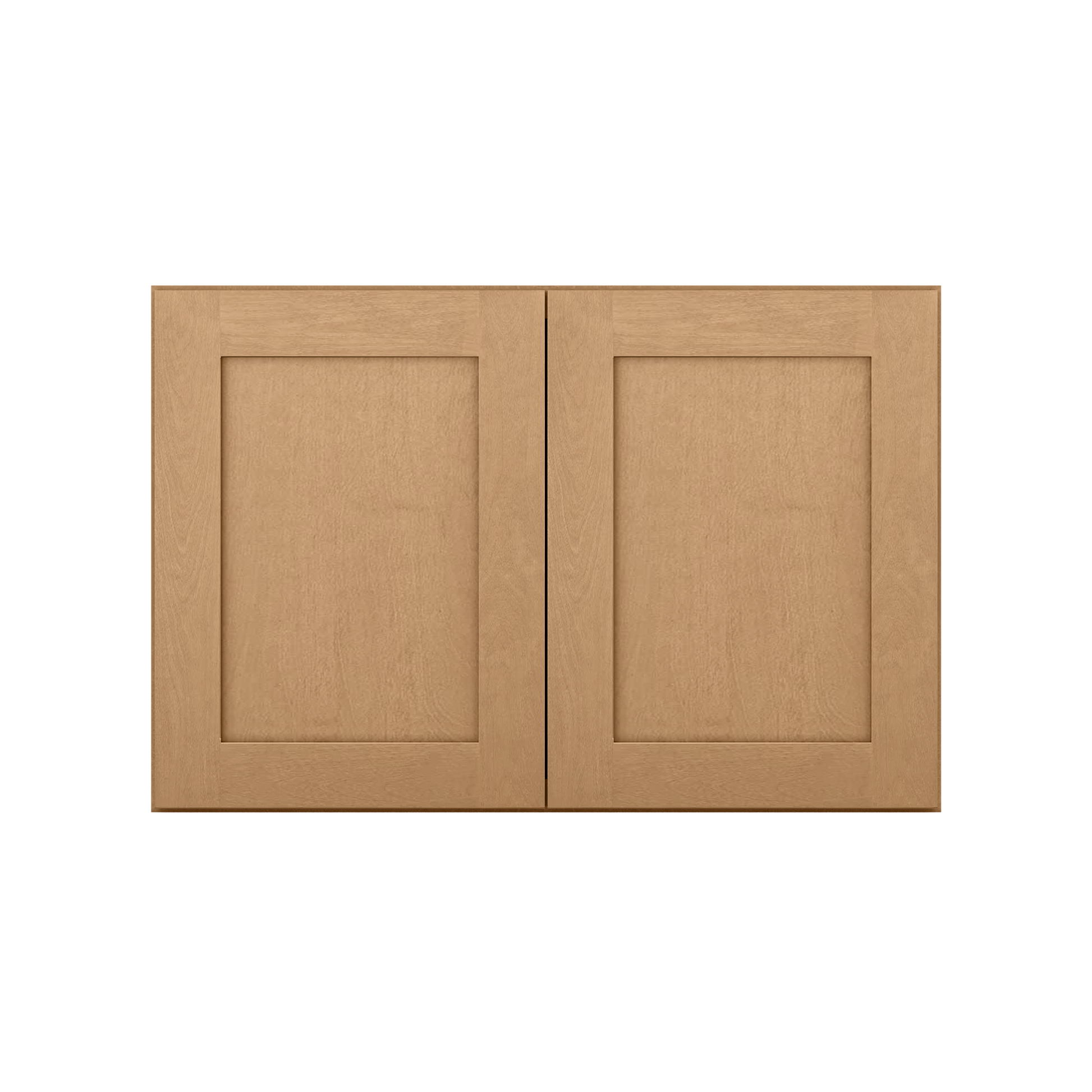 Wall Kitchen Cabinet W362424 Shaker Toffee LessCare 36 in. width 24 in. height 24 in. depth - Kitchen Cabinets