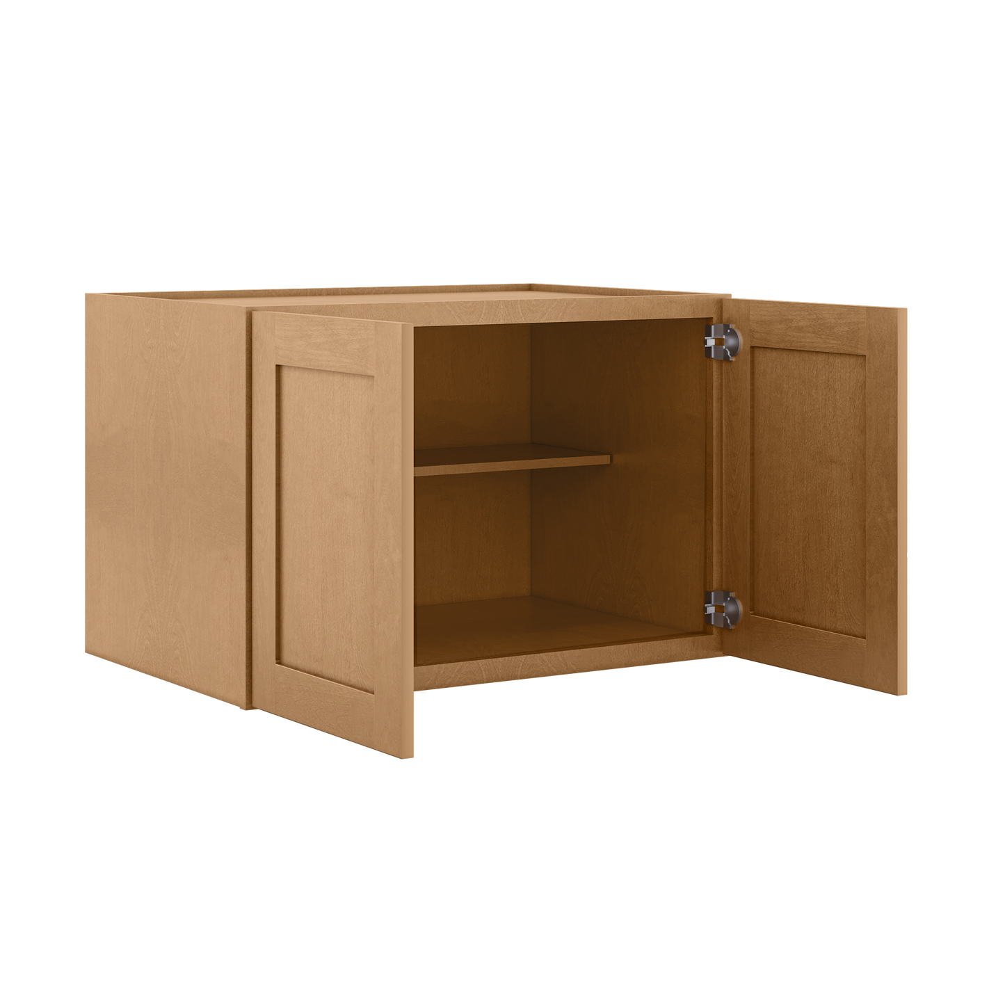 Wall Kitchen Cabinet W362424 Shaker Toffee LessCare 36 in. width 24 in. height 24 in. depth - Kitchen Cabinets