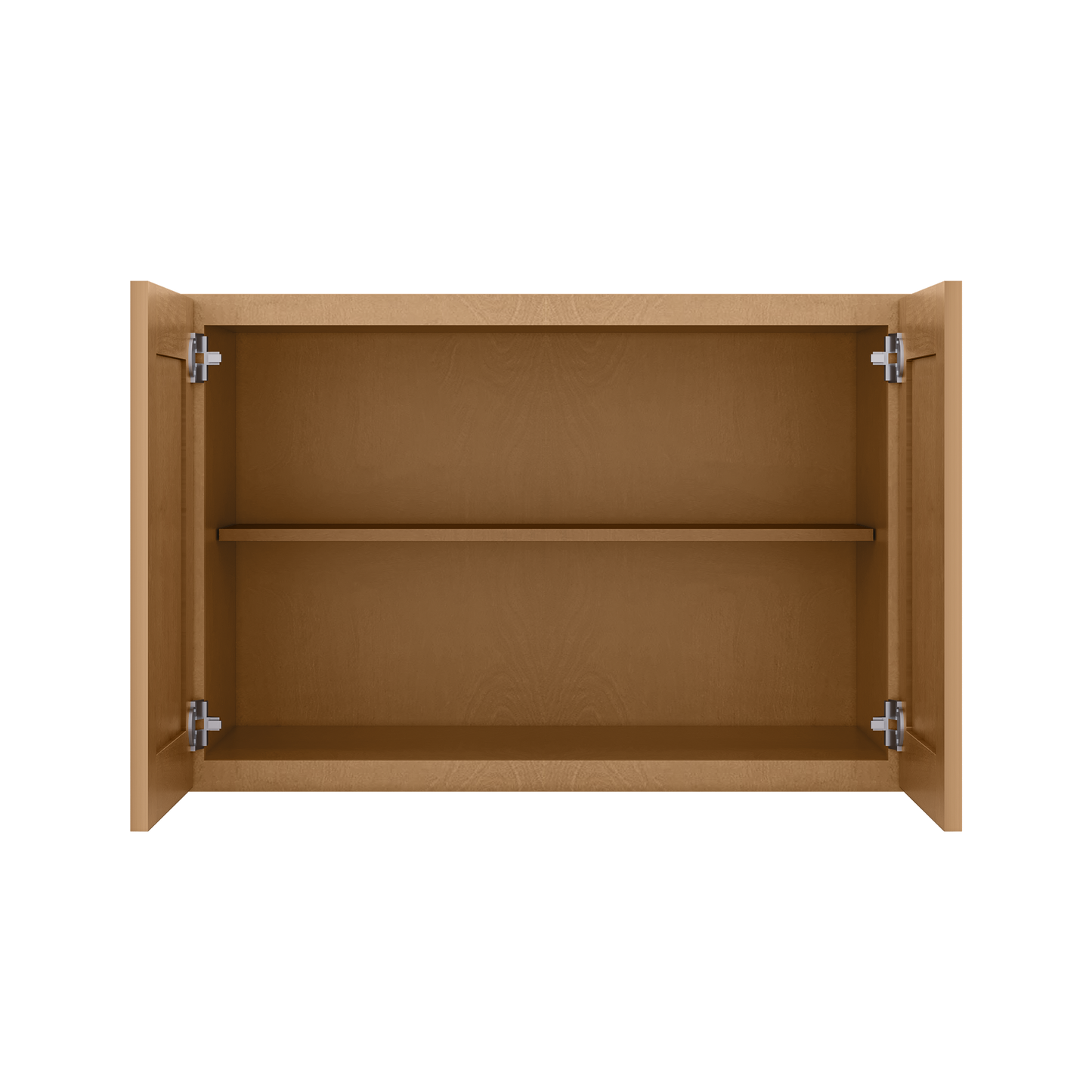 Wall Kitchen Cabinet W362424 Shaker Toffee LessCare 36 in. width 24 in. height 24 in. depth - Kitchen Cabinets