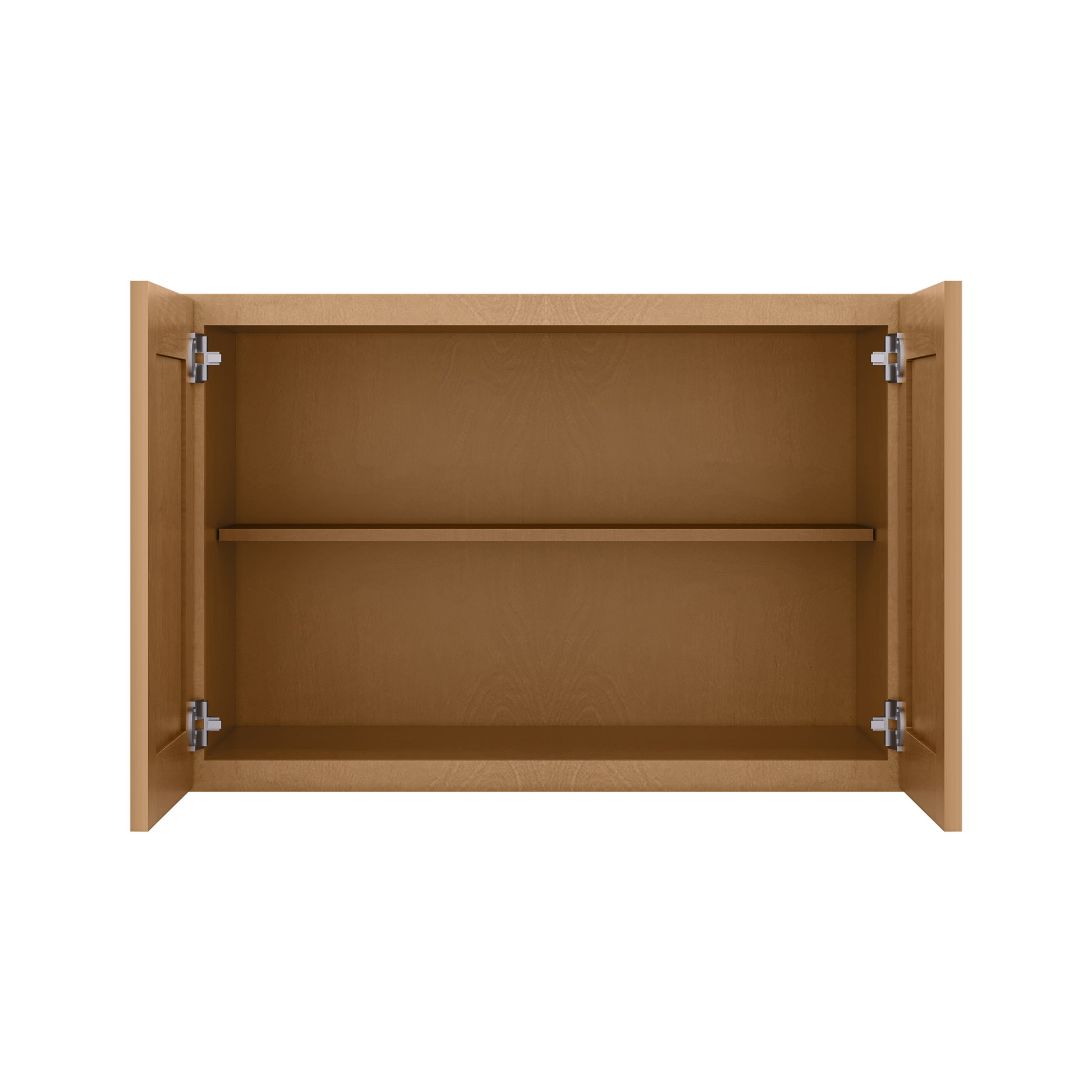 Wall Kitchen Cabinet W362424 Shaker Toffee LessCare 36 in. width 24 in. height 24 in. depth - Kitchen Cabinets