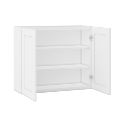 Wall Kitchen Cabinet W3630 Alpina White LessCare 36 in. width 30 in. height 12 in. depth - Kitchen Cabinets