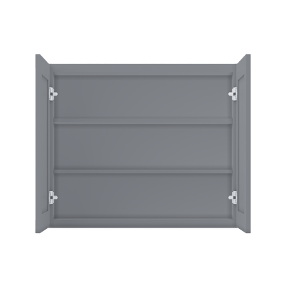 Wall Kitchen Cabinet W3630 Colonial Gray LessCare 36 in. width 30 in. height 12 in. depth - Kitchen Cabinets