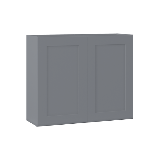 Wall Kitchen Cabinet W3630 Colonial Gray LessCare 36 in. width 30 in. height 12 in. depth - Kitchen Cabinets