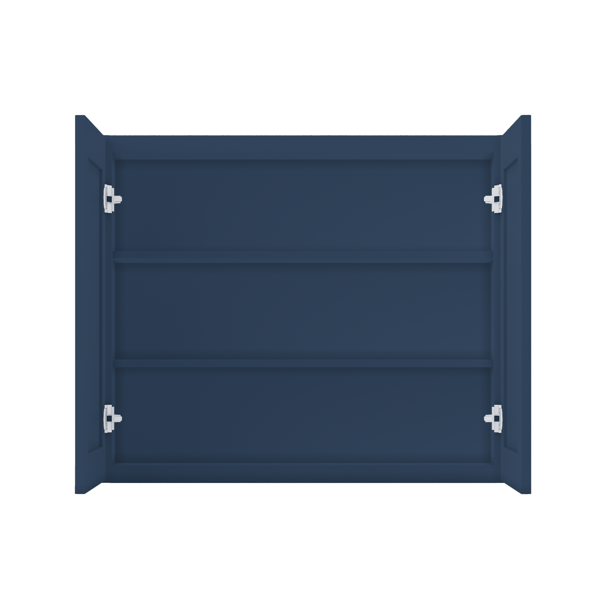 Wall Kitchen Cabinet W3630 Danbury Blue LessCare 36 in. width 30 in. height 12 in. depth - Kitchen Cabinets