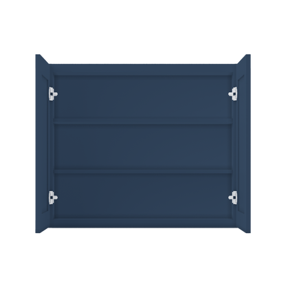 Wall Kitchen Cabinet W3630 Danbury Blue LessCare 36 in. width 30 in. height 12 in. depth - Kitchen Cabinets