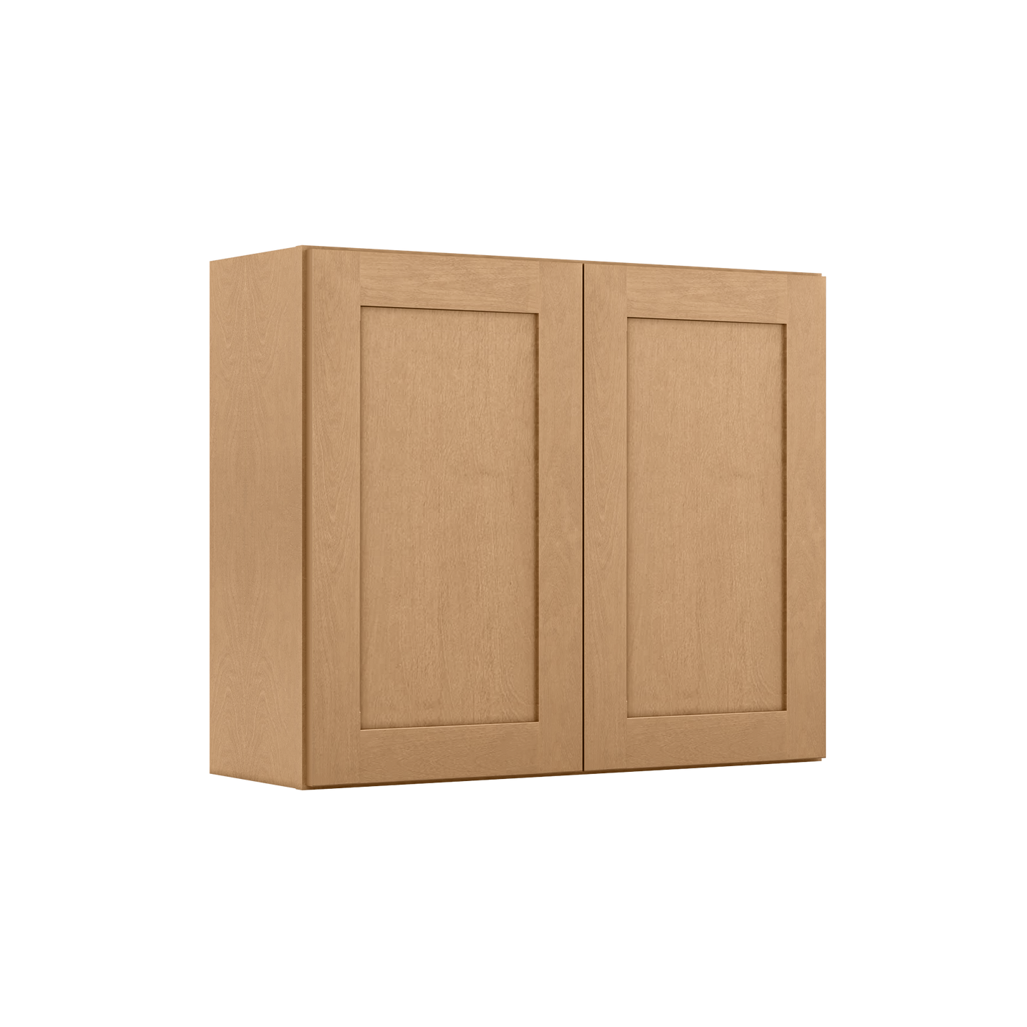 Wall Kitchen Cabinet W3630 Shaker Toffee LessCare 36 in. width 30 in. height 12 in. depth - Kitchen Cabinets