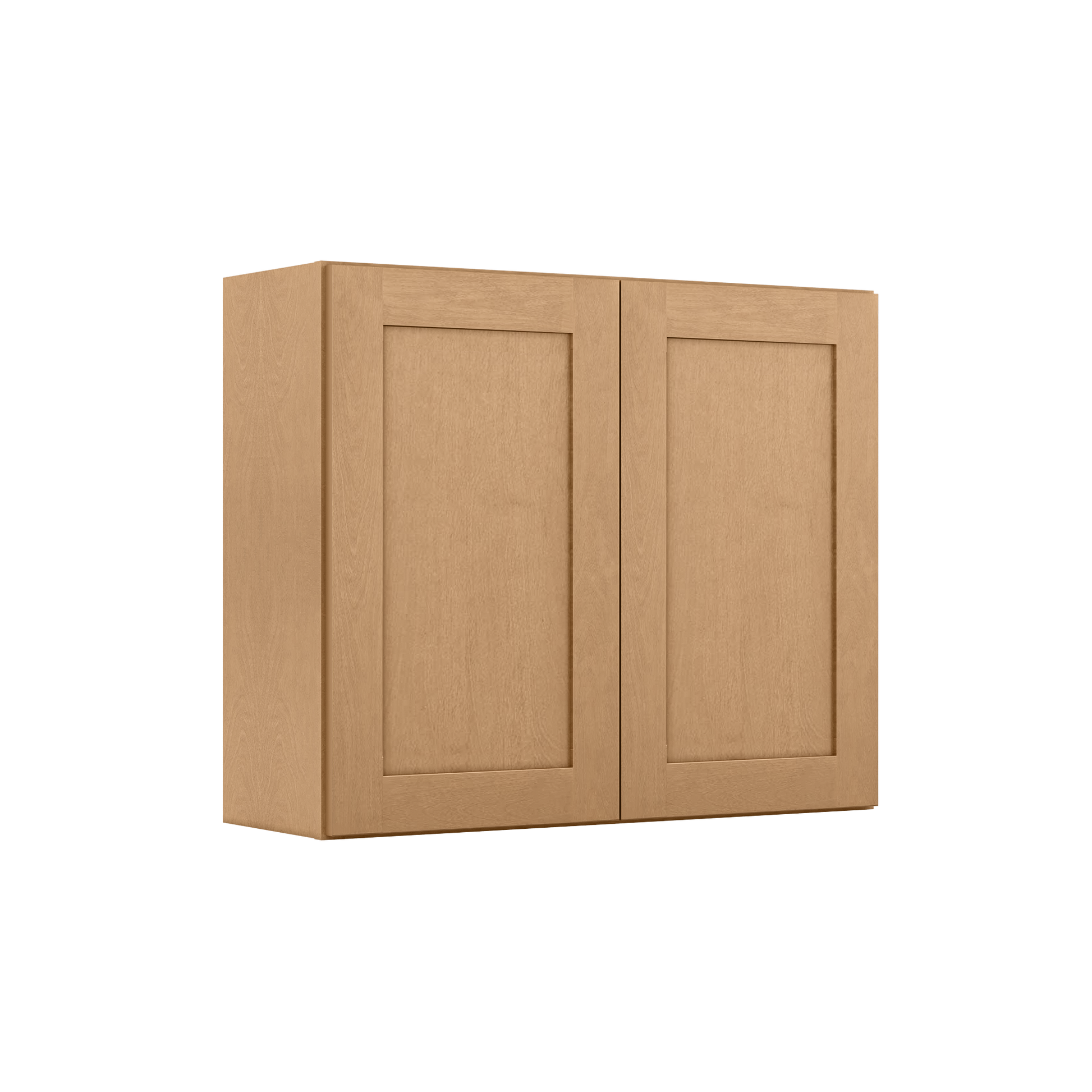 Wall Kitchen Cabinet W3630 Shaker Toffee LessCare 36 in. width 30 in. height 12 in. depth - Kitchen Cabinets