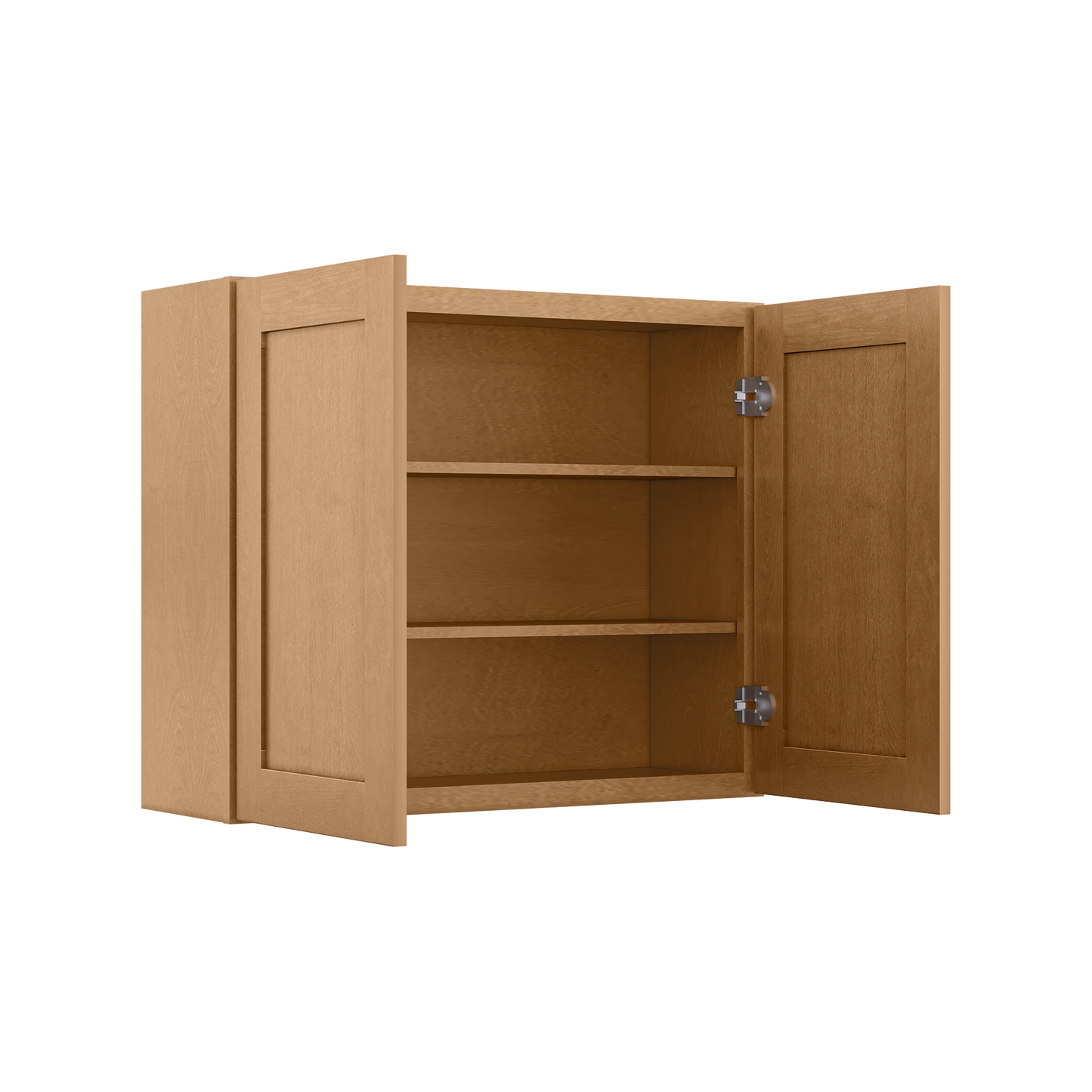 Wall Kitchen Cabinet W3630 Shaker Toffee LessCare 36 in. width 30 in. height 12 in. depth - Kitchen Cabinets