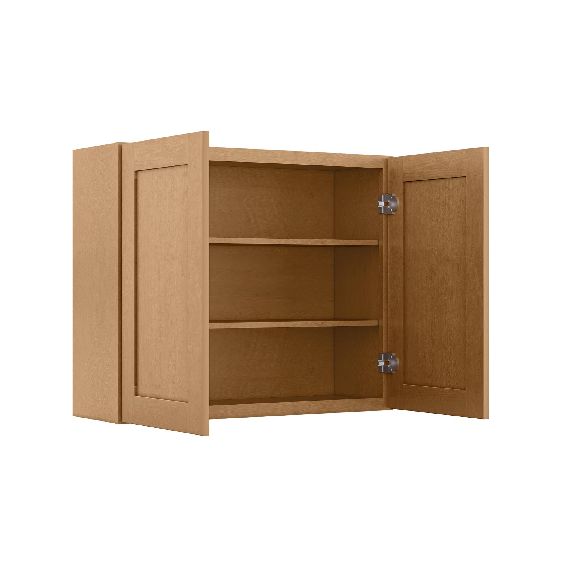 Wall Kitchen Cabinet W3630 Shaker Toffee LessCare 36 in. width 30 in. height 12 in. depth - Kitchen Cabinets