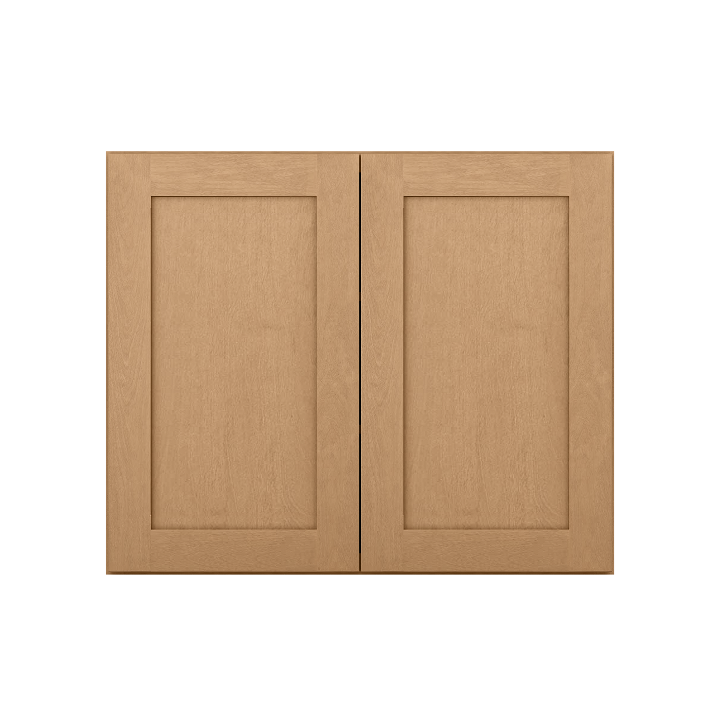 Wall Kitchen Cabinet W3630 Shaker Toffee LessCare 36 in. width 30 in. height 12 in. depth - Kitchen Cabinets