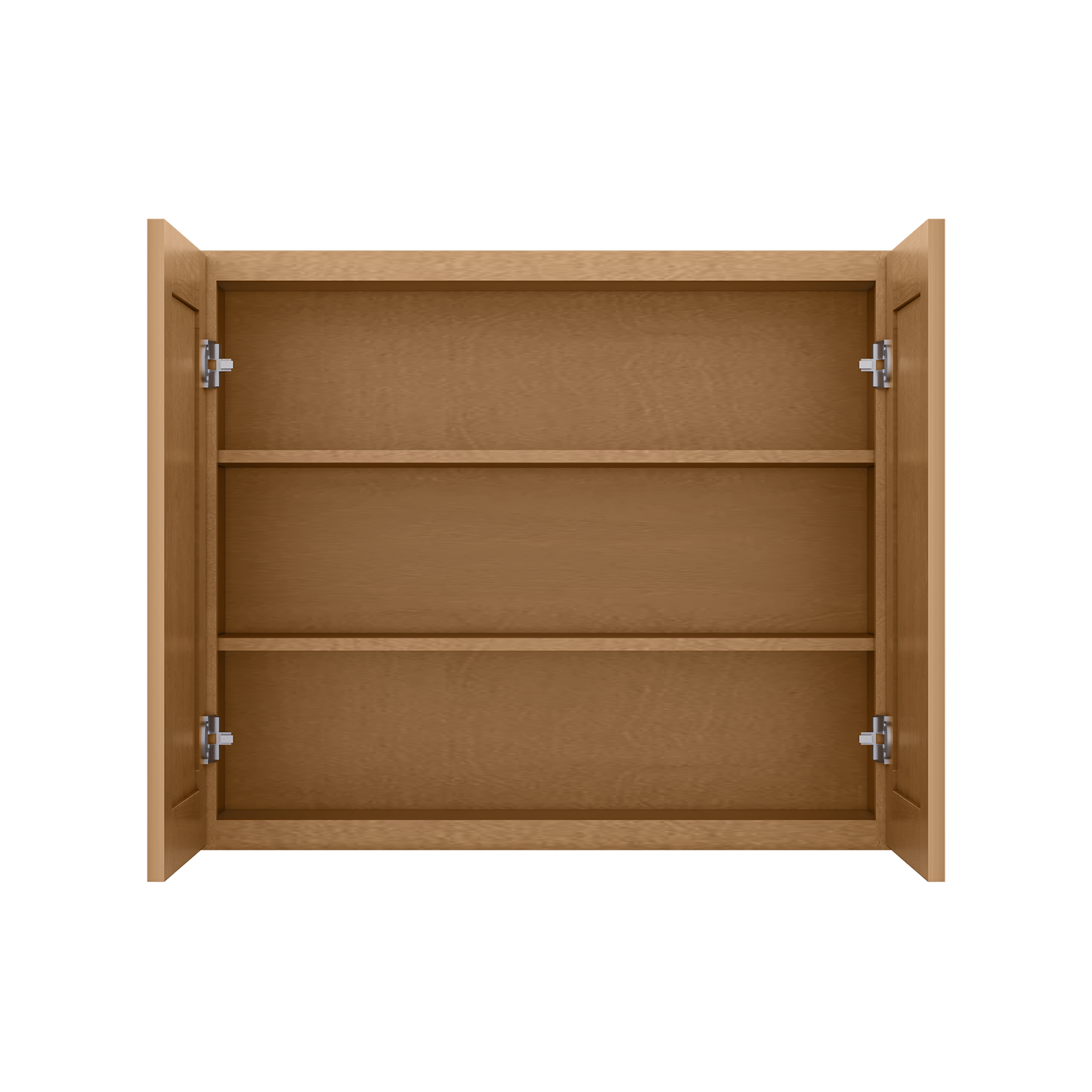 Wall Kitchen Cabinet W3630 Shaker Toffee LessCare 36 in. width 30 in. height 12 in. depth - Kitchen Cabinets