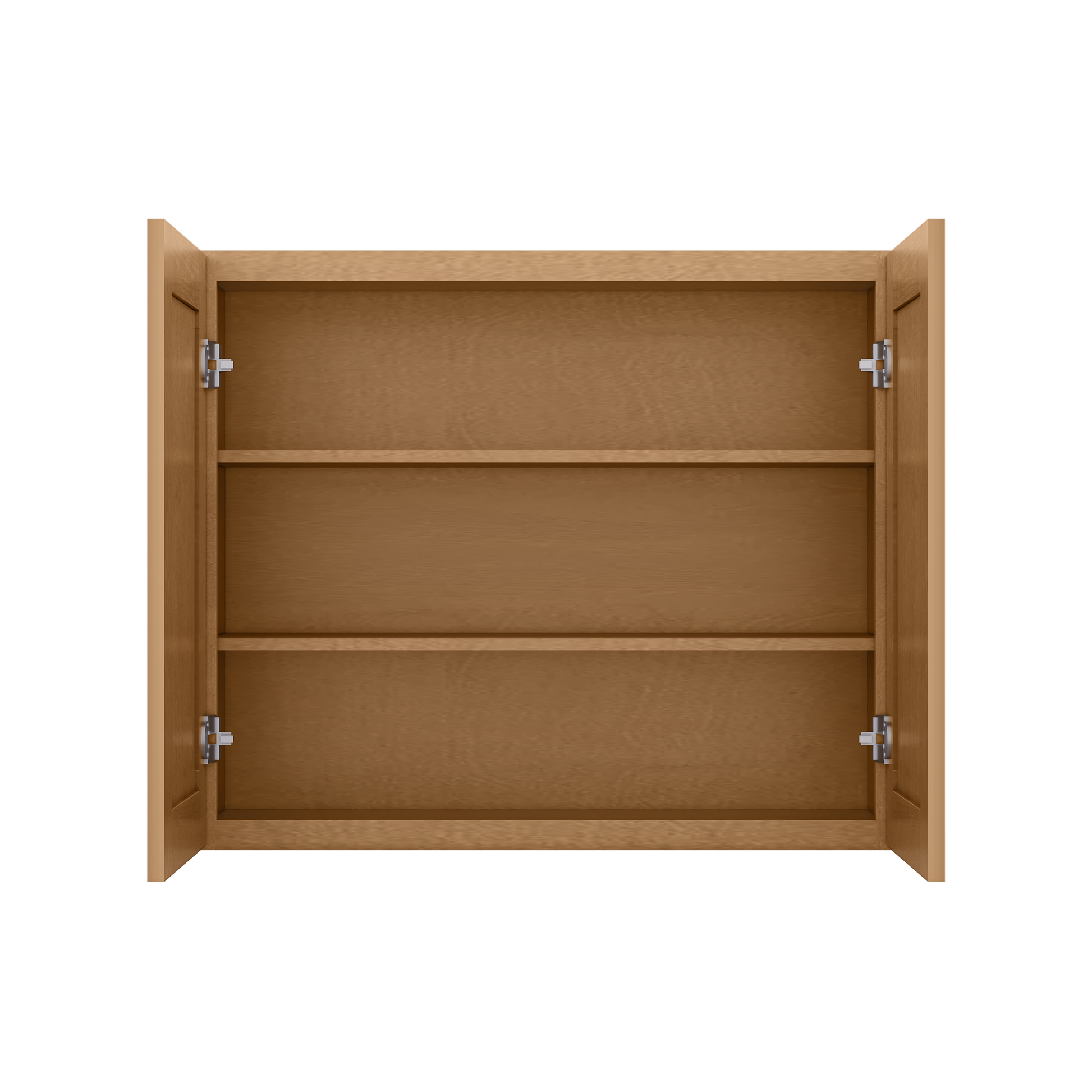 Wall Kitchen Cabinet W3630 Shaker Toffee LessCare 36 in. width 30 in. height 12 in. depth - Kitchen Cabinets