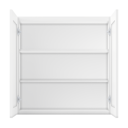 Wall Kitchen Cabinet W3636 Alpina White LessCare 36 in. width 36 in. height 12 in. depth - Kitchen Cabinets