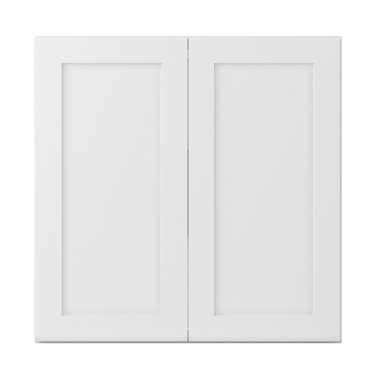 Wall Kitchen Cabinet W3636 Alpina White LessCare 36 in. width 36 in. height 12 in. depth - Kitchen Cabinets