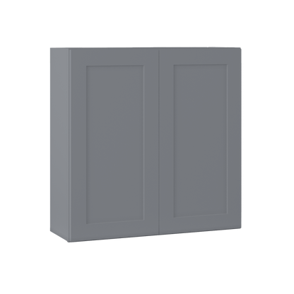 Wall Kitchen Cabinet W3636 Colonial Gray LessCare 36 in. width 36 in. height 12 in. depth - Kitchen Cabinets