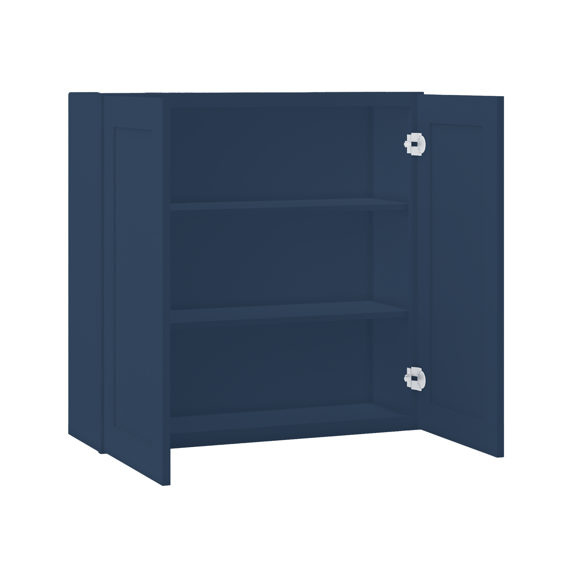 Wall Kitchen Cabinet W3636 Danbury Blue LessCare 36 in. width 36 in. height 12 in. depth - Kitchen Cabinets