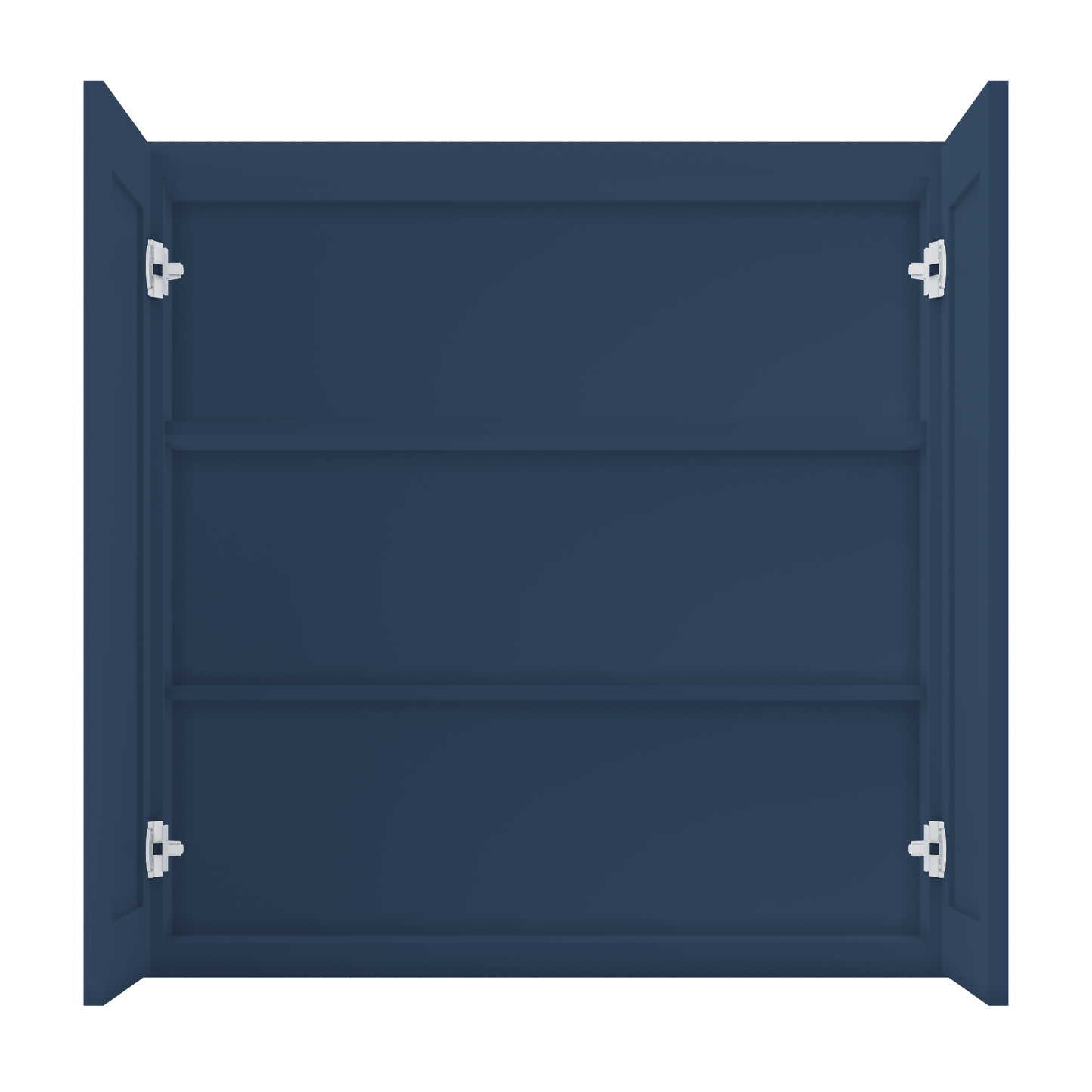 Wall Kitchen Cabinet W3636 Danbury Blue LessCare 36 in. width 36 in. height 12 in. depth - Kitchen Cabinets