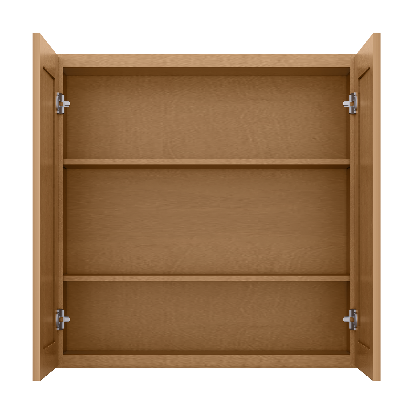 Wall Kitchen Cabinet W3636 Shaker Toffee LessCare 36 in. width 36 in. height 12 in. depth - Kitchen Cabinets