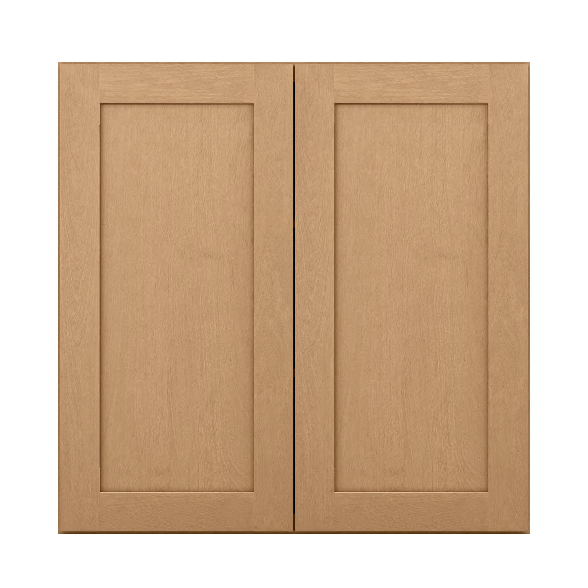 Wall Kitchen Cabinet W3636 Shaker Toffee LessCare 36 in. width 36 in. height 12 in. depth - Kitchen Cabinets