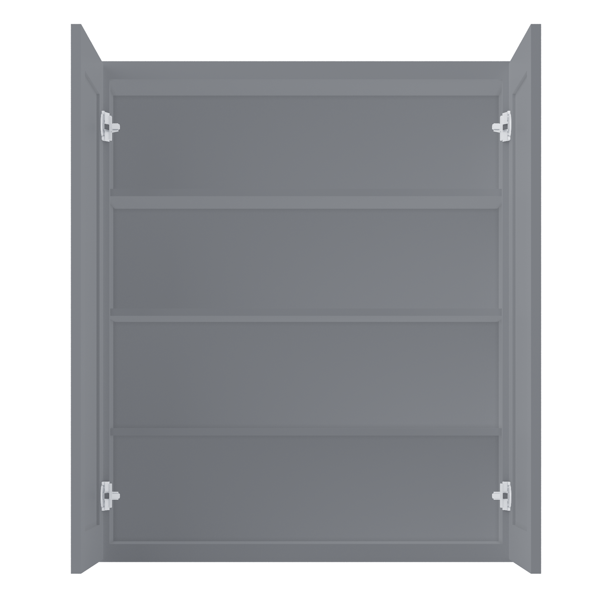 Wall Kitchen Cabinet W3642 Colonial Gray LessCare 36 in. width 42 in. height 12 in. depth - Kitchen Cabinets