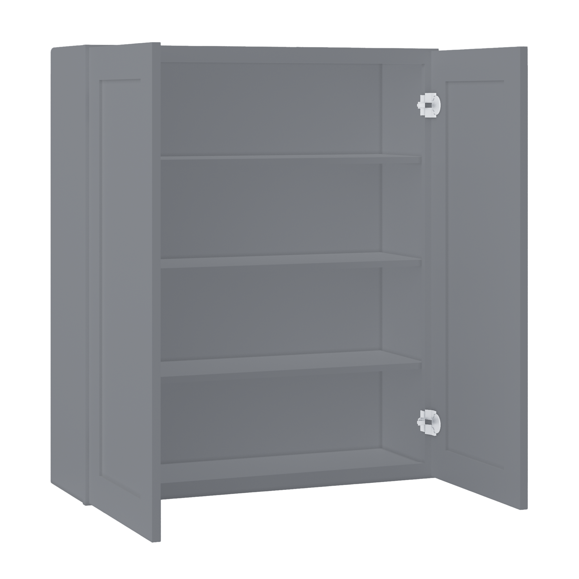Wall Kitchen Cabinet W3642 Colonial Gray LessCare 36 in. width 42 in. height 12 in. depth - Kitchen Cabinets