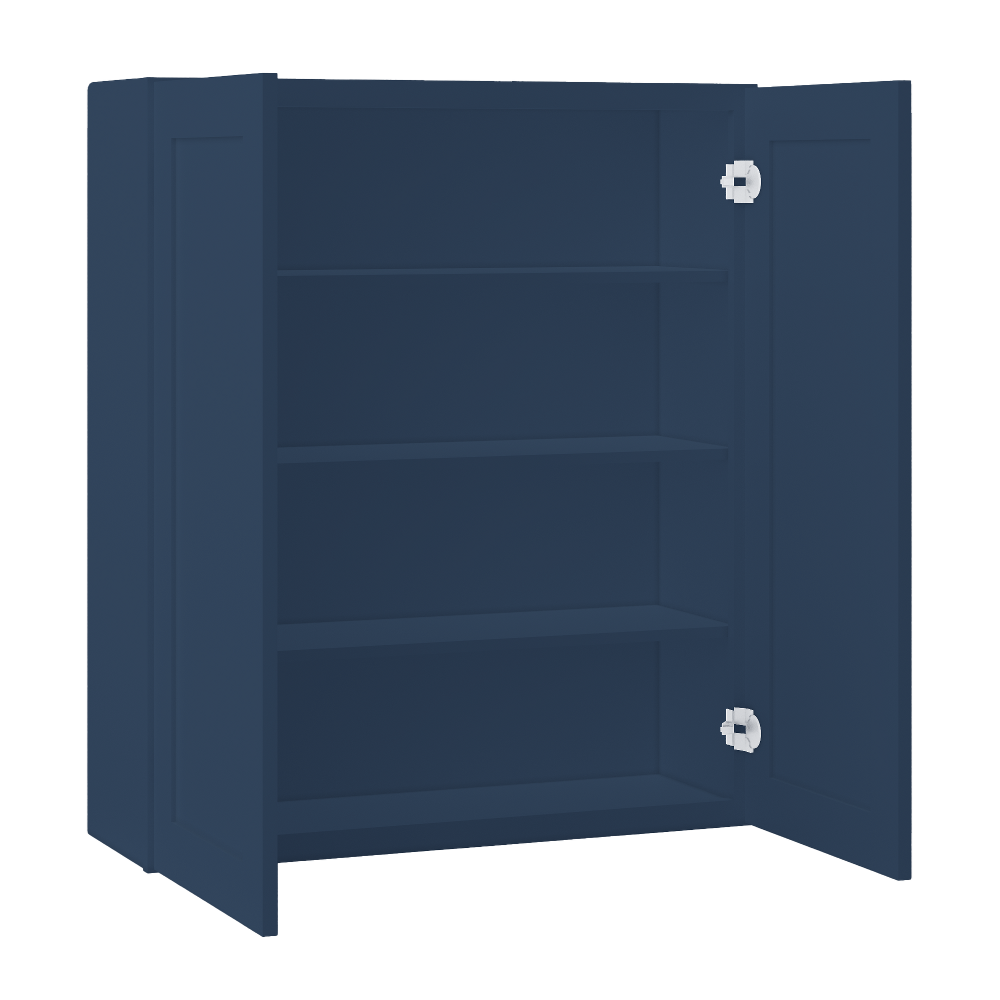 Wall Kitchen Cabinet W3642 Danbury Blue LessCare 36 in. width 42 in. height 12 in. depth - Kitchen Cabinets