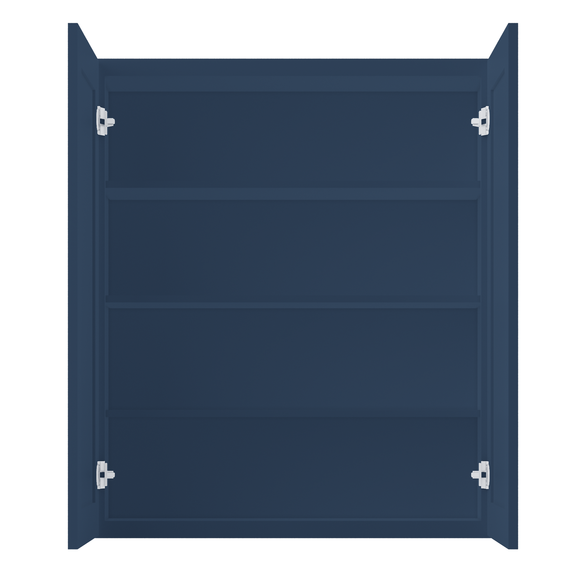 Wall Kitchen Cabinet W3642 Danbury Blue LessCare 36 in. width 42 in. height 12 in. depth - Kitchen Cabinets