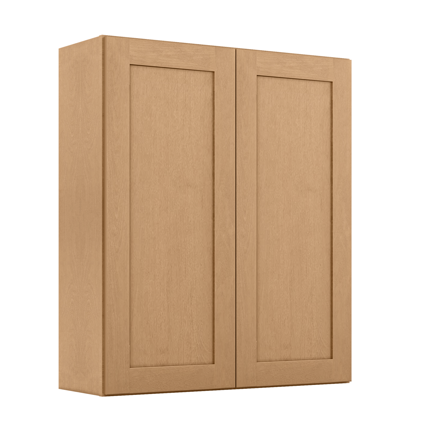 Wall Kitchen Cabinet W3642 Shaker Toffee LessCare 36 in. width 42 in. height 12 in. depth - Kitchen Cabinets