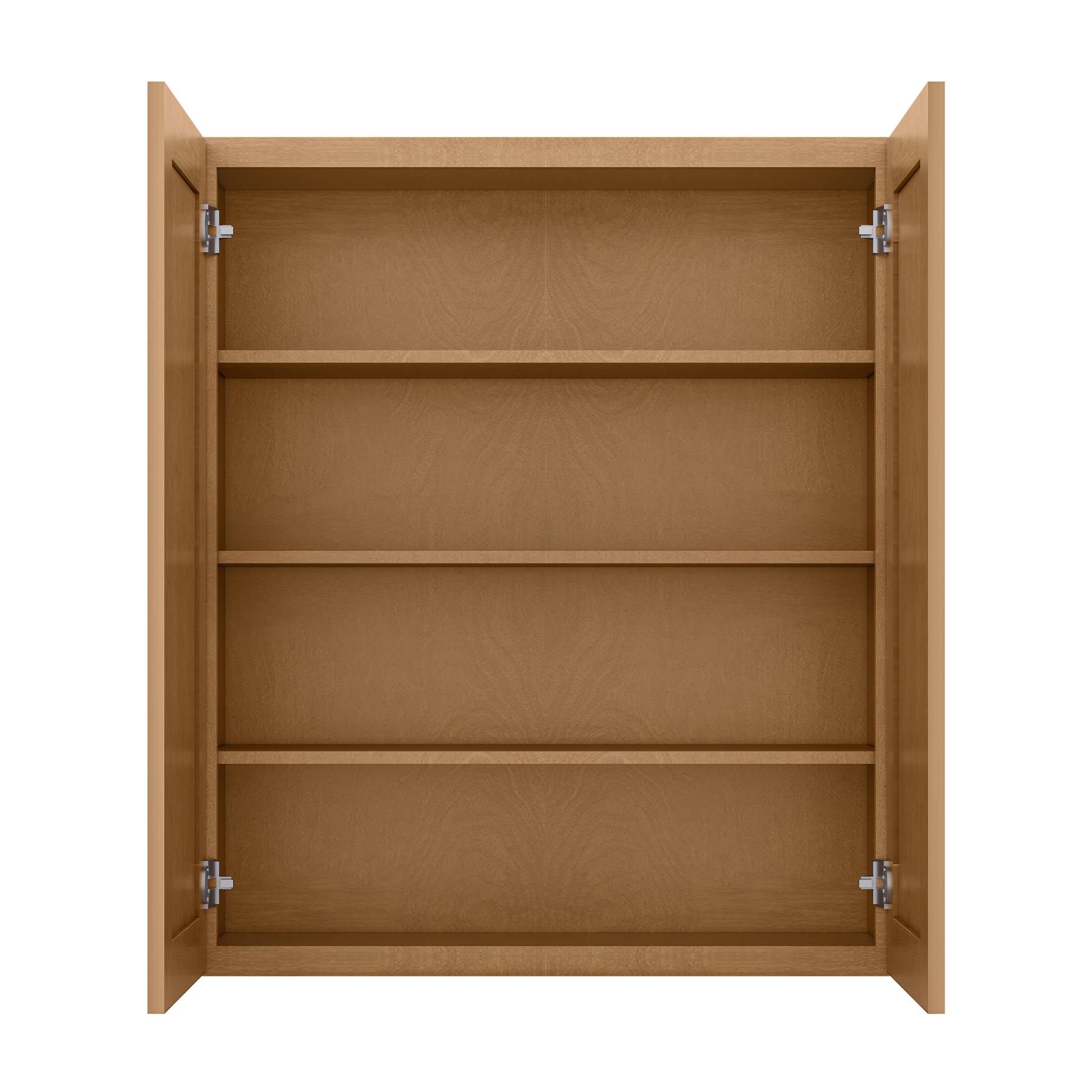 Wall Kitchen Cabinet W3642 Shaker Toffee LessCare 36 in. width 42 in. height 12 in. depth - Kitchen Cabinets