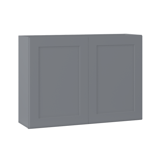 Wall Kitchen Cabinet W4230 Colonial Gray LessCare 42 in. width 30 in. height 12 in. depth - Kitchen Cabinets