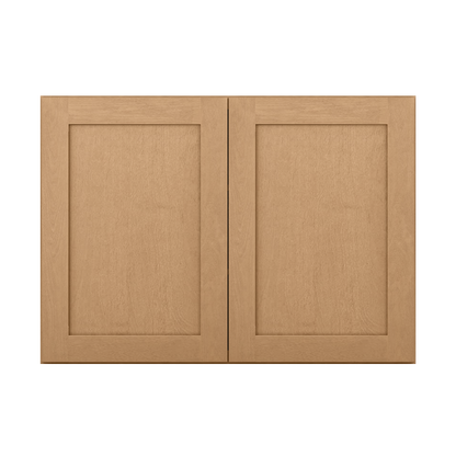 Wall Kitchen Cabinet W4230 Shaker Toffee LessCare 42 in. width 30 in. height 12 in. depth - Kitchen Cabinets