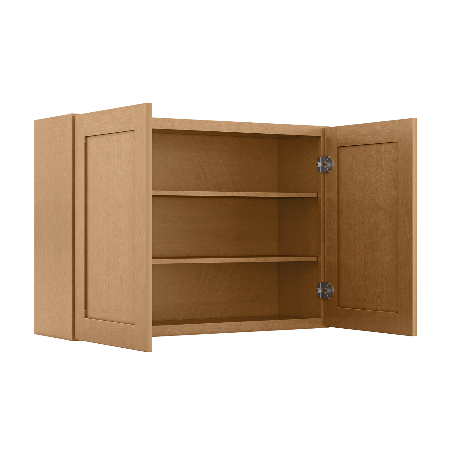 Wall Kitchen Cabinet W4230 Shaker Toffee LessCare 42 in. width 30 in. height 12 in. depth - Kitchen Cabinets