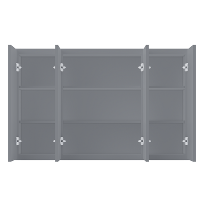 Wall Kitchen Cabinet W4830 Colonial Gray LessCare 48 in. width 30 in. height 12 in. depth - Kitchen Cabinets