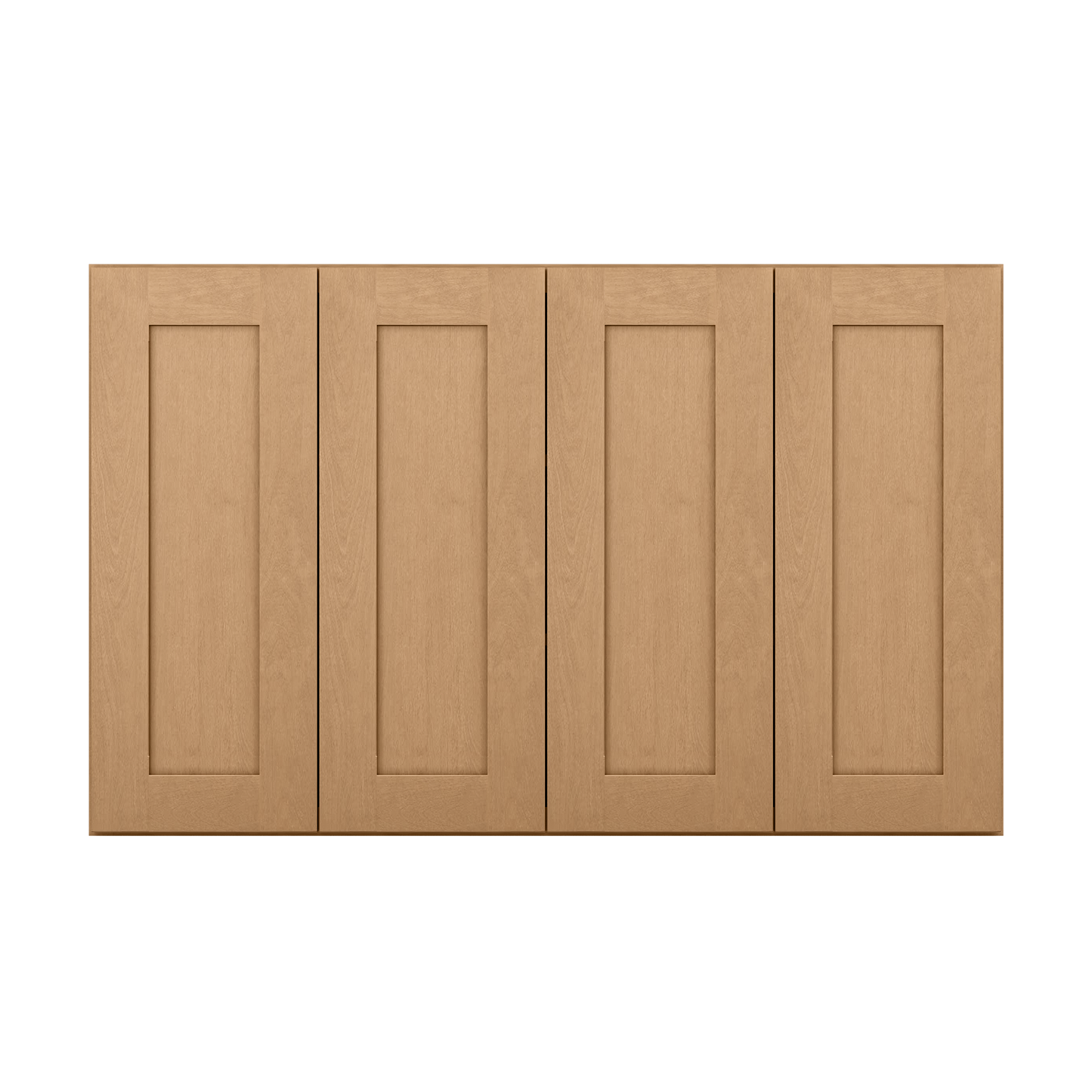 Wall Kitchen Cabinet W4830 Shaker Toffee LessCare 48 in. width 30 in. height 12 in. depth - Kitchen Cabinets