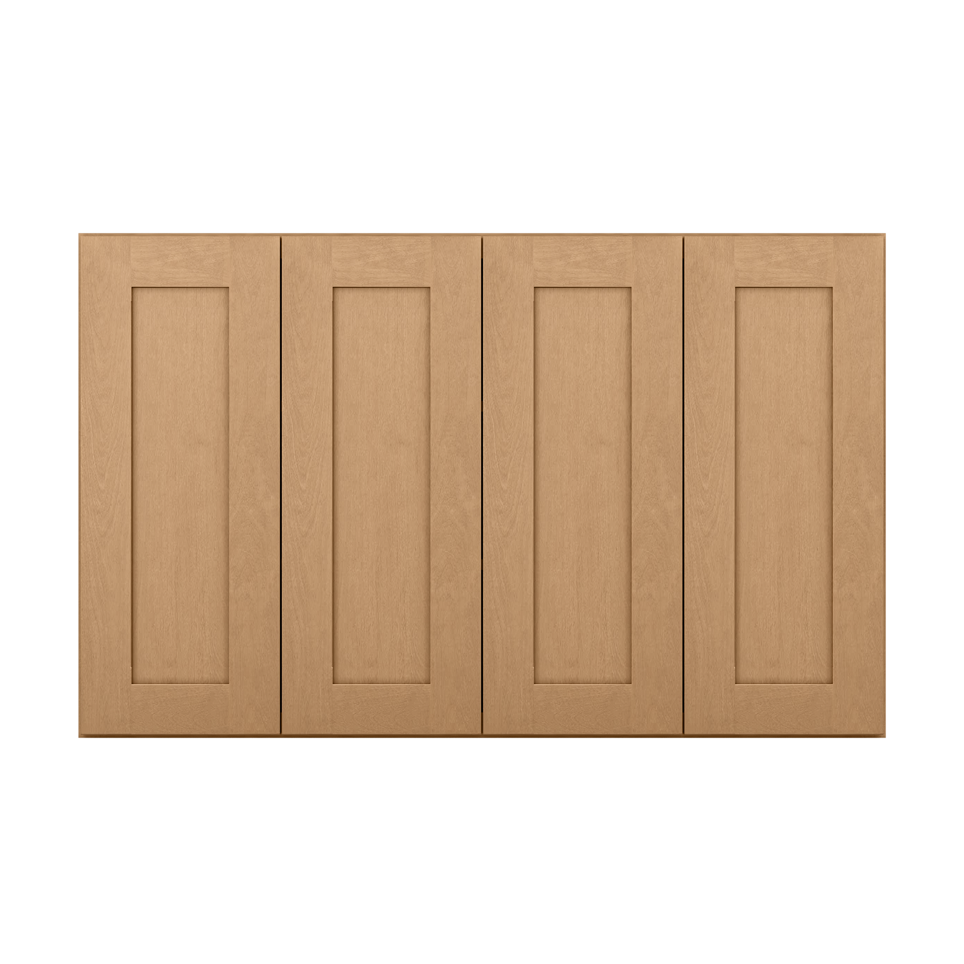 Wall Kitchen Cabinet W4830 Shaker Toffee LessCare 48 in. width 30 in. height 12 in. depth - Kitchen Cabinets