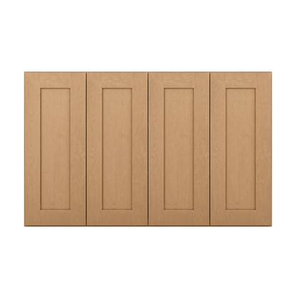 Wall Kitchen Cabinet W4830 Shaker Toffee LessCare 48 in. width 30 in. height 12 in. depth - Kitchen Cabinets