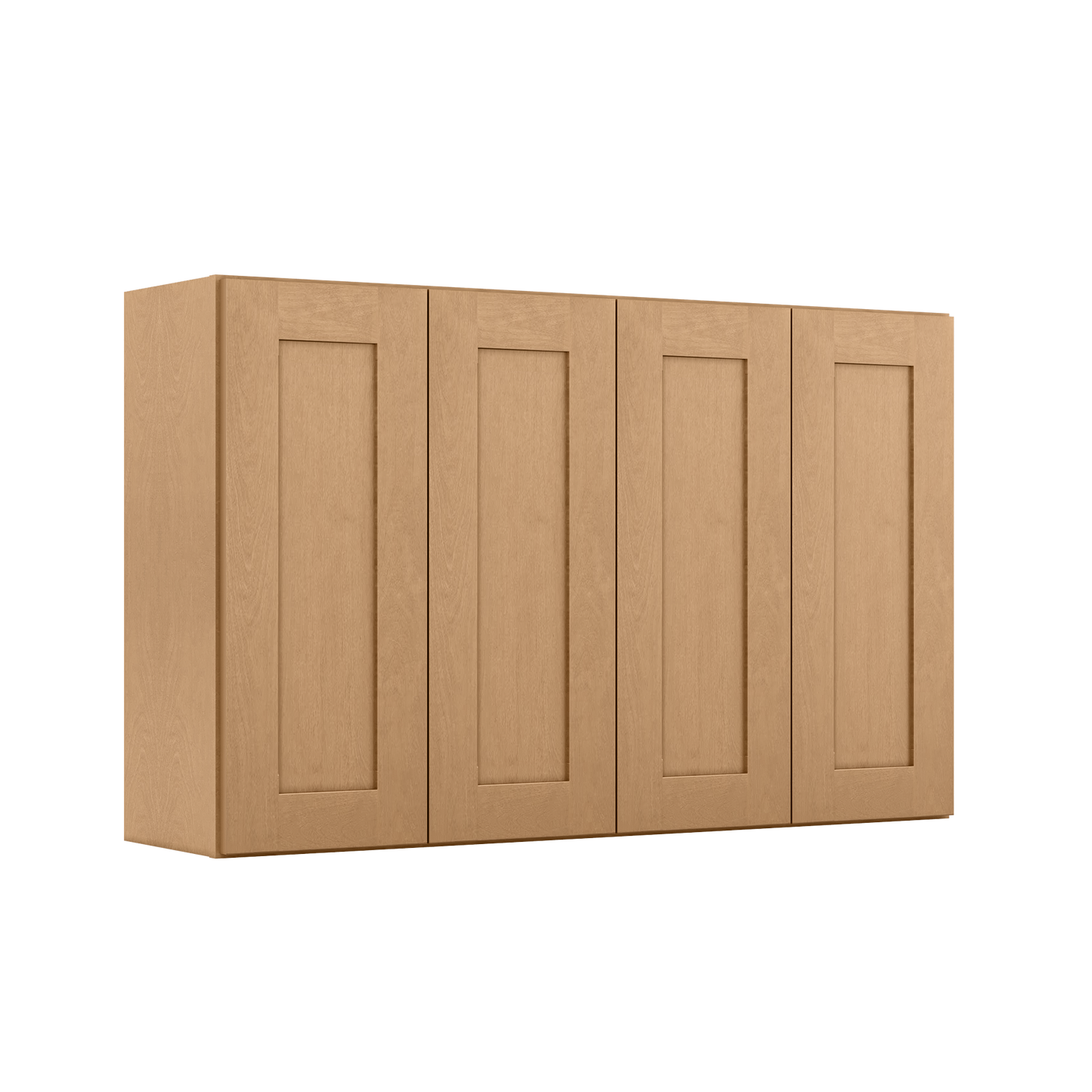 Wall Kitchen Cabinet W4830 Shaker Toffee LessCare 48 in. width 30 in. height 12 in. depth - Kitchen Cabinets