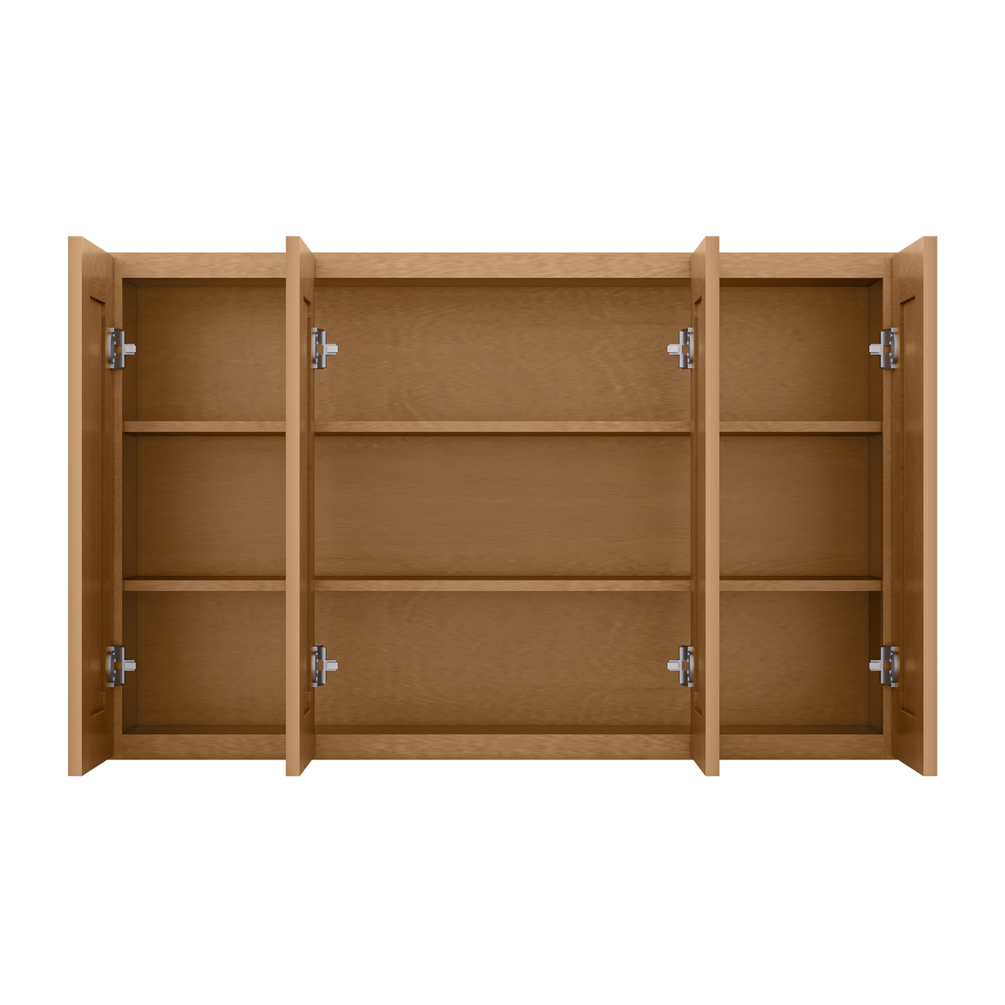 Wall Kitchen Cabinet W4830 Shaker Toffee LessCare 48 in. width 30 in. height 12 in. depth - Kitchen Cabinets