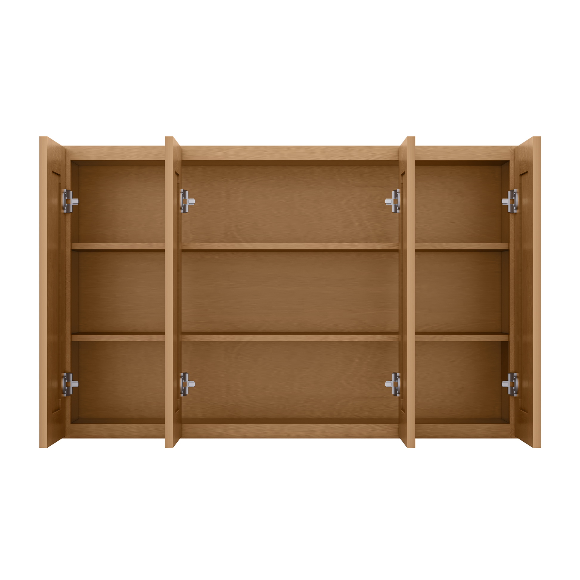 Wall Kitchen Cabinet W4830 Shaker Toffee LessCare 48 in. width 30 in. height 12 in. depth - Kitchen Cabinets