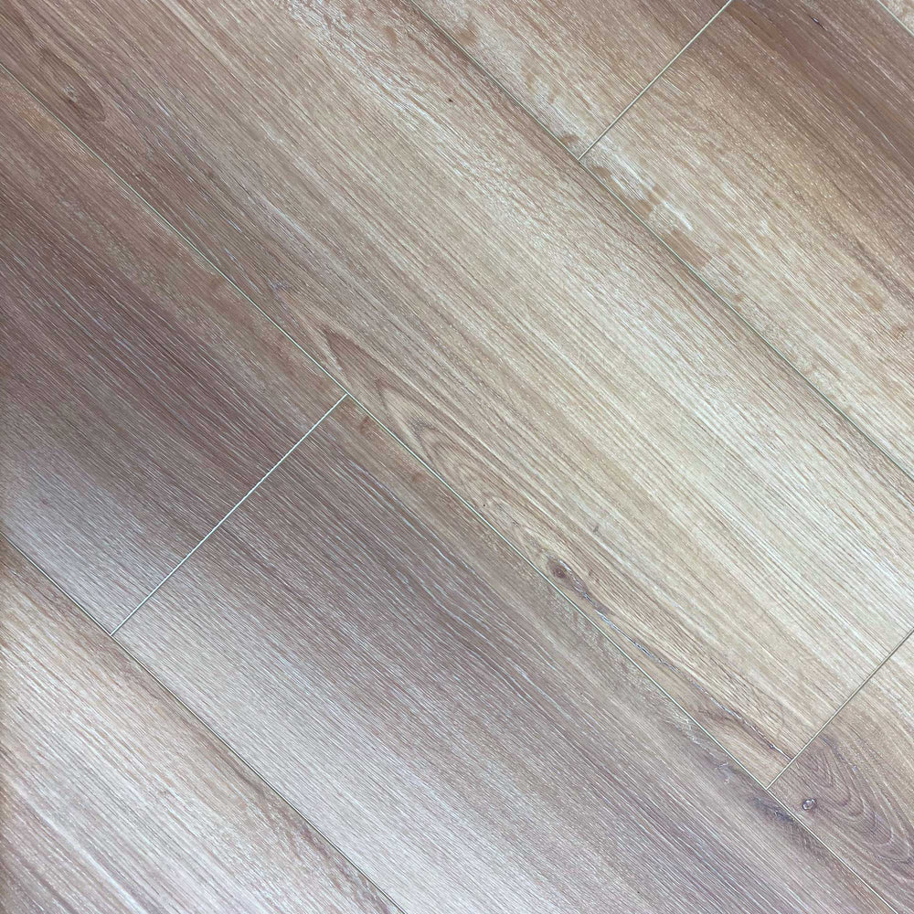 Walnut Brown SPC Rigid Luxury Vinyl Waterproof Flooring 6.5 mm with Padding