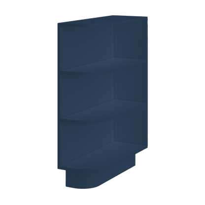 What-Not Shelf Base Kitchen Cabinet BWNT9 Danbury Blue LessCare 9 in. width 34.5 in. height 24 in. depth - Kitchen