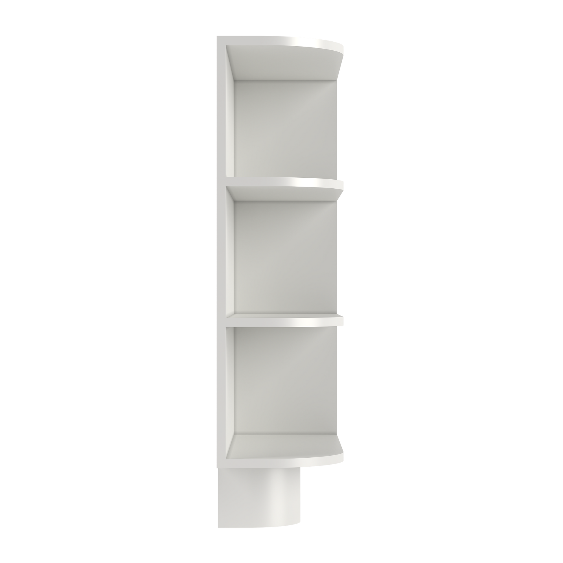 What-Not Shelf Base Kitchen Cabinet BWNT9 Milan Pearl 9 in. width 34.5 in. height 24 in. depth - Kitchen Cabinets