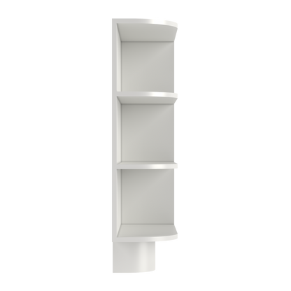 What-Not Shelf Base Kitchen Cabinet BWNT9 Milan Pearl 9 in. width 34.5 in. height 24 in. depth - Kitchen Cabinets